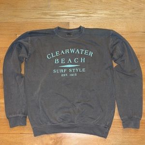 Graphic crew neck sweatshirt